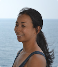 Junko Saegusa, a certified instructor at Be Yoga Japan, Hiroo, Tokyo